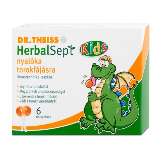 Dr.Theiss herbalsept nyalóka torokfájásra 6db