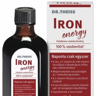 Dr.Theiss iron energy folyékony vaskészítmény 500ml