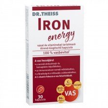 Dr.Theiss iron energy vaskészítmény kapszula 30db