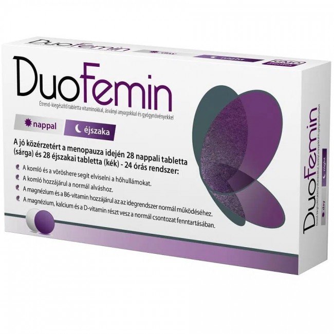 Duofemin étrendkiegészítő tabletta 28+28 56db