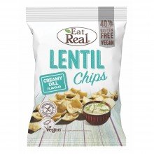 Eat real lencse chips tejszines-kapros 40g