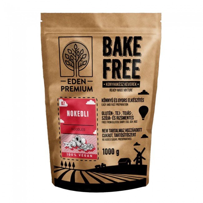 Éden Prémium Bake-free Gluténmentes lisztkeverék nokedli 1000g Éden Prémium Bake-free Gluténmentes lisztkeverék nokedli 1000g