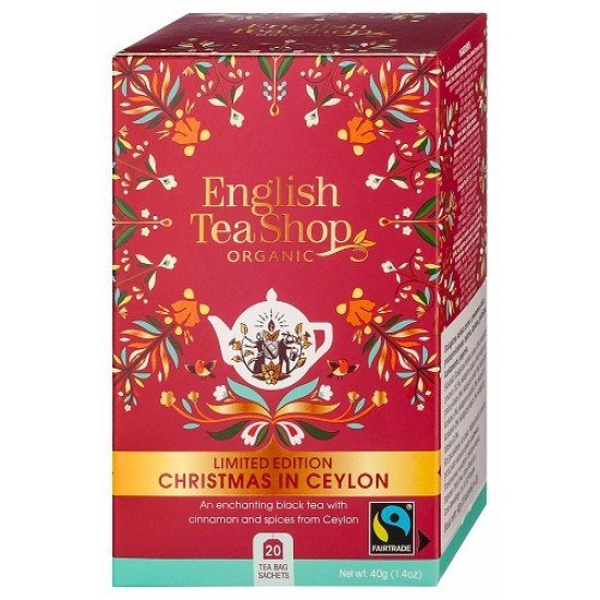 Ets xmas ceylon fairtarde&bio tea 40g