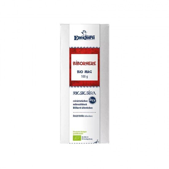 Ezerjófű Bio Bíborhere csíramag 100g