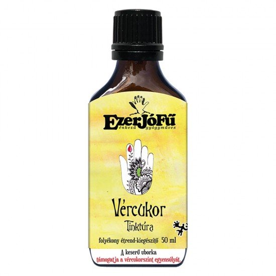 Ezerjófű vércukor tinktúra 50ml Ezerjófű vércukor tinktúra 50ml