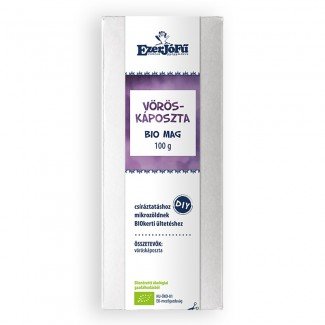 Ezerjófű vöröskáposzta bio mag csíráztatásra 100g