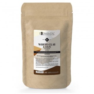Ellemental Fehér agyag, Kaolin, napon szárított, finom szemcséjű 100g