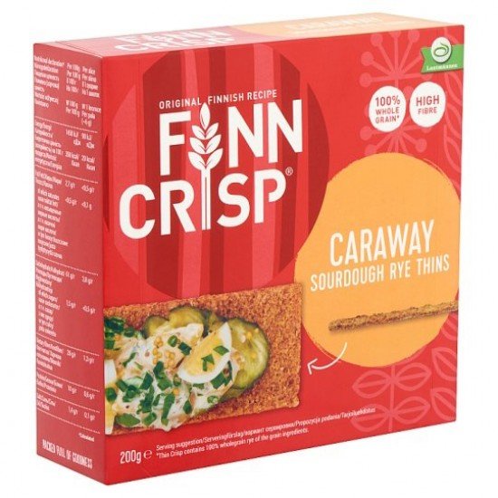 Finn crisp rozskenyér köménnyel 200g