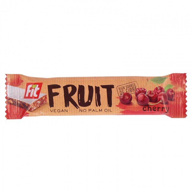 Fit fruit müzliszelet meggy 23g 
