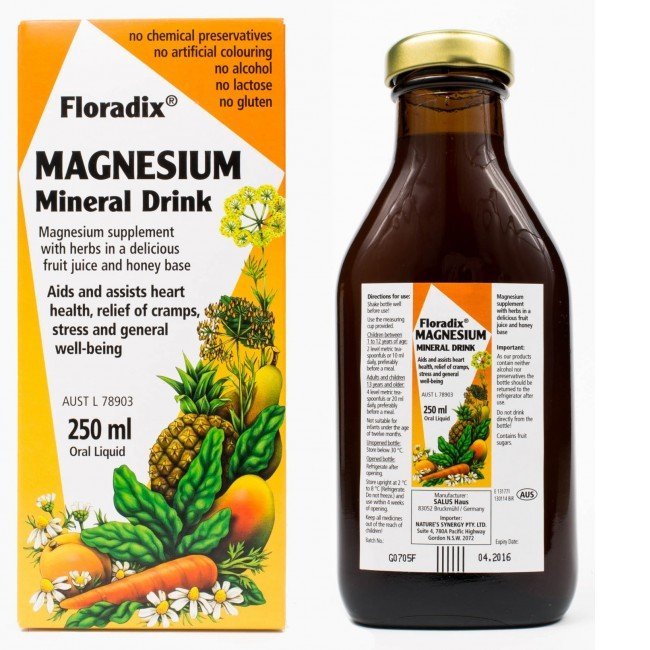 Floradix magnézium gyógynövényes szirup 250ml