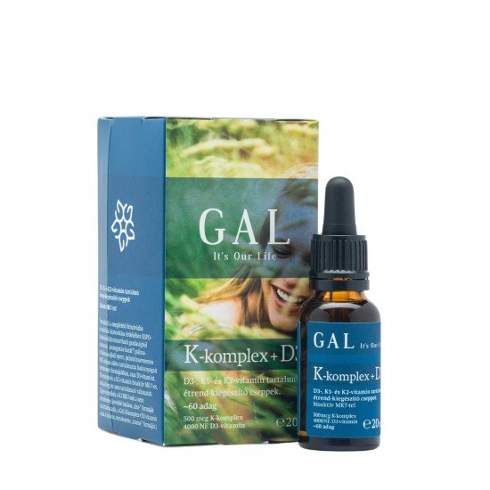 Gal k-komplex+d3 vitamin cseppek 20ml Gal k-komplex+d3 vitamin cseppek 20ml