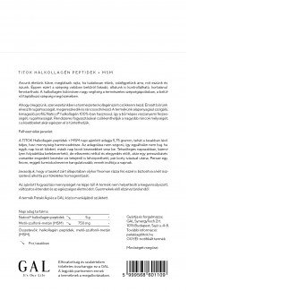 GAL TITOK Halkollagén peptidek + MSM 173g