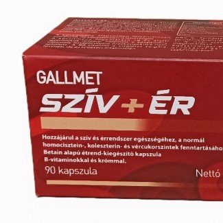 Gallmet szív+ér étrend-kiegészítő kapszula 90db