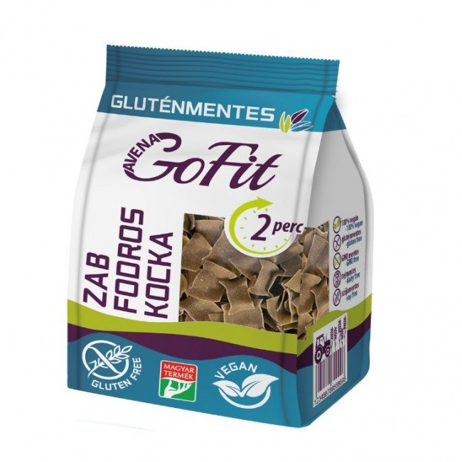 Gofit zab száraztészta fodros kocka 200g Gofit zab száraztészta fodros kocka 200g