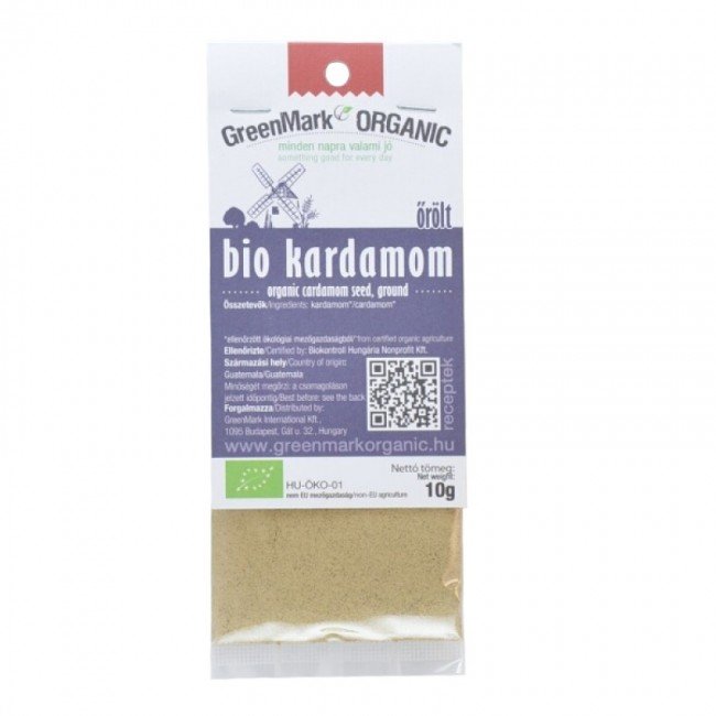 Greenmark bio fűszer kardamom őrölt 10g Greenmark bio fűszer kardamom őrölt 10g