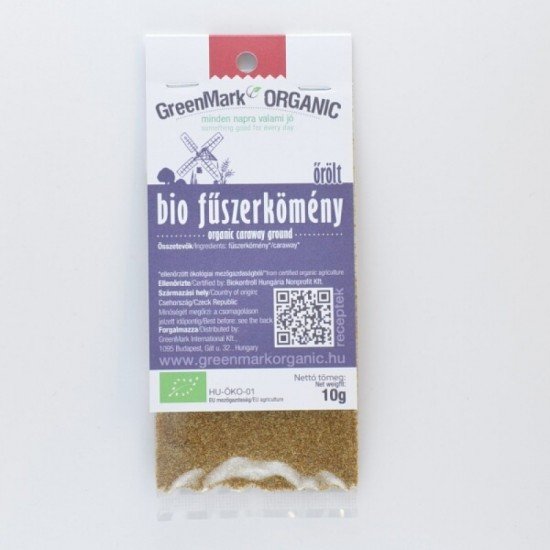 Greenmark bio fűszerkömény őrölt 10g