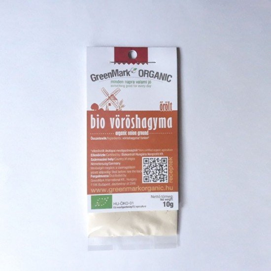 Greenmark bio vöröshagyma őrölt 10g