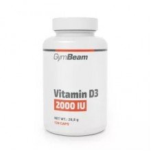 GymBeam D3 vitamin 120 db GymBeam D3 vitamin 120 db