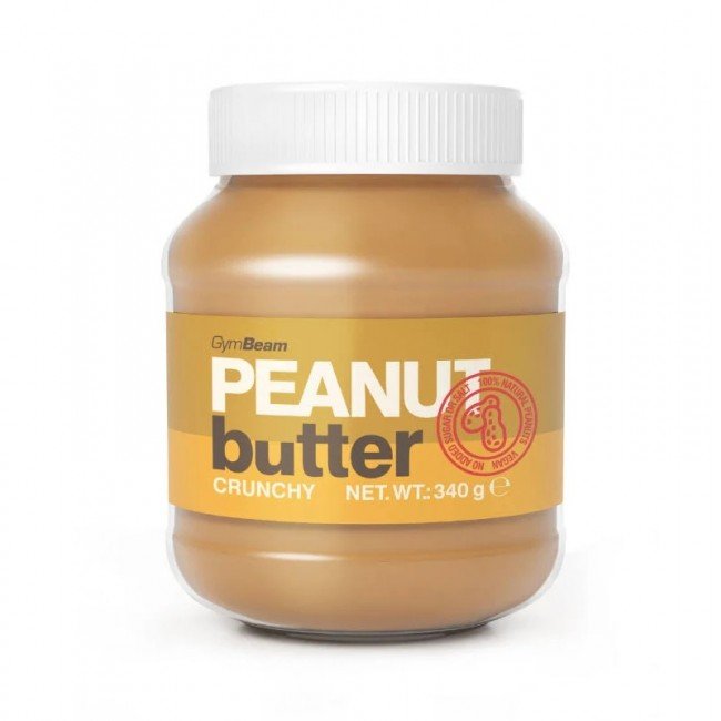 GymBeam Földimogyoróvaj Crunchy 340g