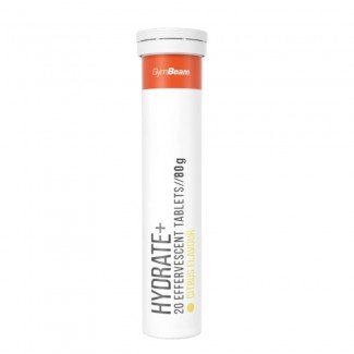 GymBeam Hydrate+ pezsgőtabletta citrus 20db