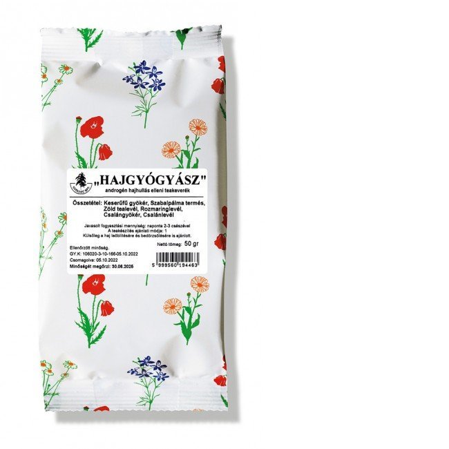 Gyógyfű hajgyógyász hajhullás elleni teakeverék 50g
