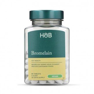 H&B Bromelain Enzim tabletta 1500 mg 90db
