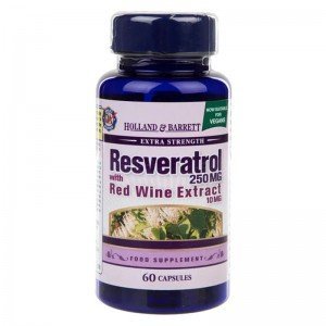 H&B resveratrol+vörösbor kivonat kapszula 60db