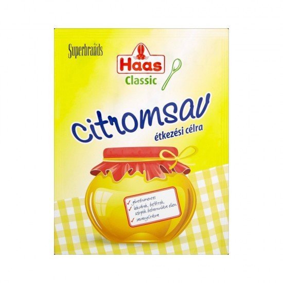 Haas classic citromsav étkezési 15g