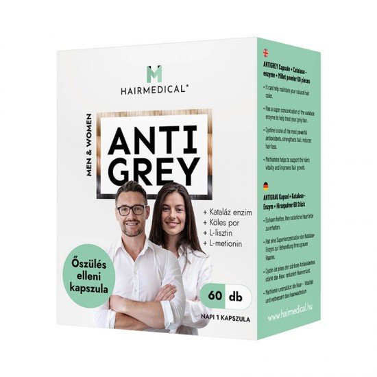 Hairmedical anti grey kapszula 60db Hairmedical anti grey kapszula 60db