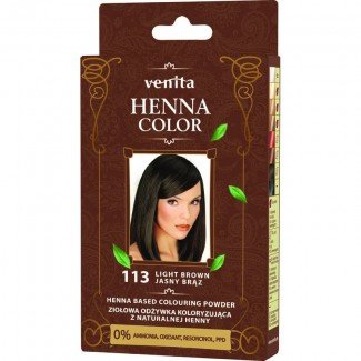 Henna color hajszínezőpor nr 113 világosbarna 75ml