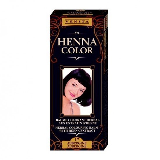 Henna color szinező hajbalzsam nr 17 padlizsán 75ml