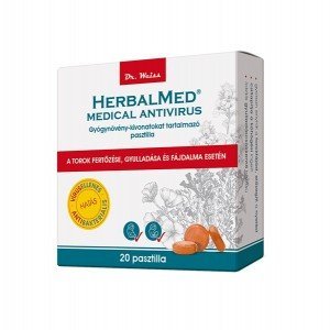 Herbalmed medical gyógynövény pasztilla 20db
