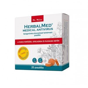 Herbalmed medical gyógynövény pasztilla 20db