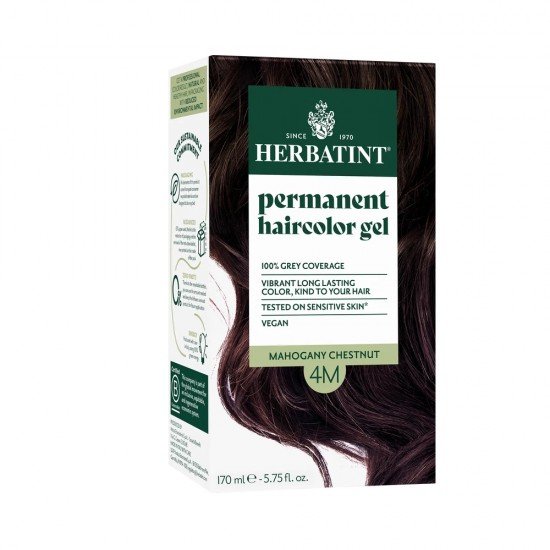 Herbatint 4m mahagóni gesztenye hajfesték 170ml Herbatint 4m mahagóni gesztenye hajfesték 170ml