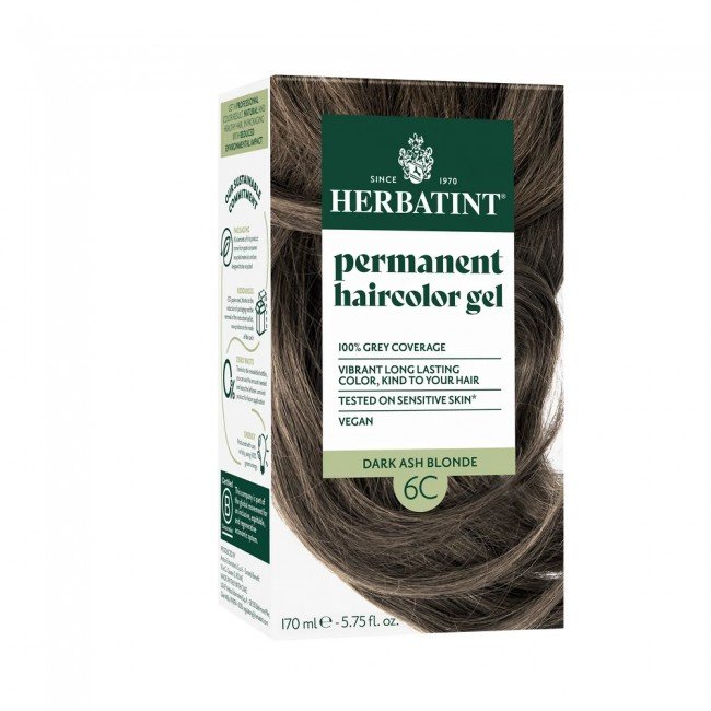 Herbatint 6c sötét hamvas szőke hajfesték 170ml