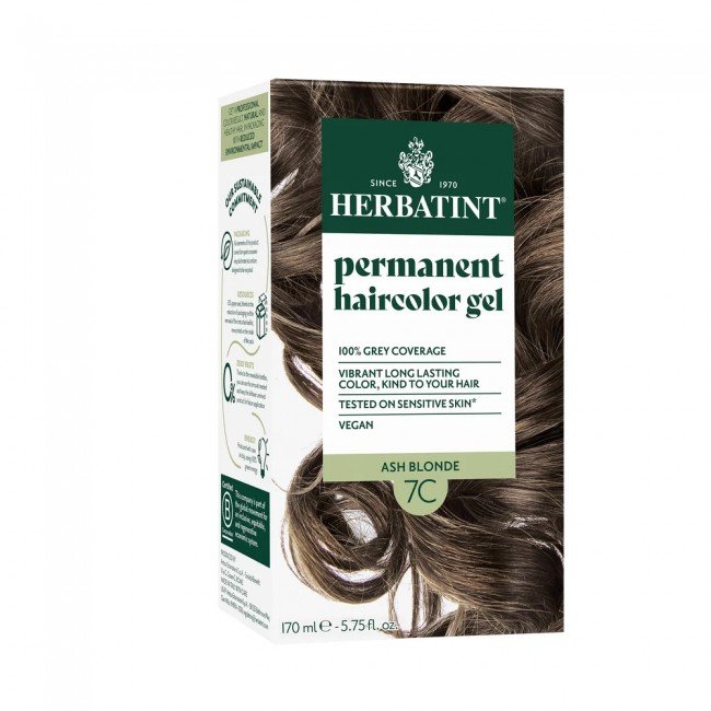 Herbatint 7c hamvas szőke hajfesték 170ml