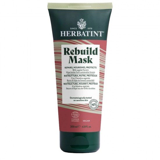 Herbatint rebuild mask hajpakolás 200ml Herbatint rebuild mask hajpakolás 200ml
