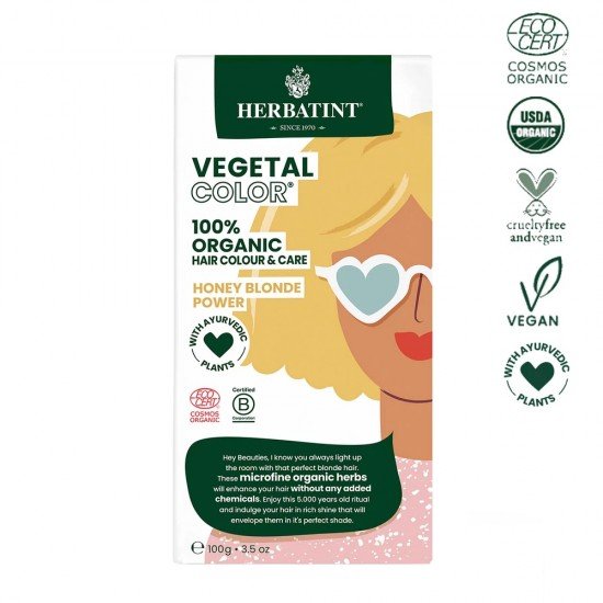 Herbatint vegetal color honey blonde hajfesték 100g