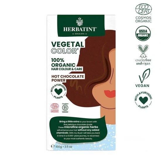 Herbatint vegetal color hot chocolate hajfesték 100g