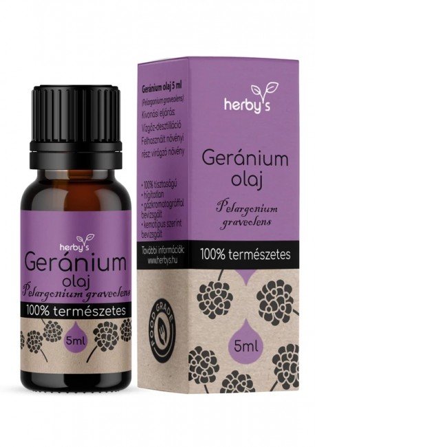 Herby's Geránium olaj FOOD GRADE 5 ml 