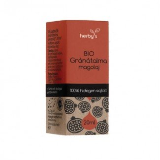 Herbys bio gránátalma magolaj 20ml Herbys bio gránátalma magolaj 20ml