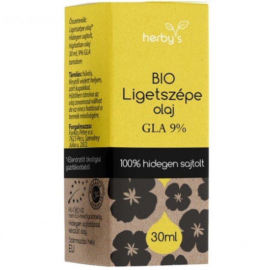 Herbys bio ligetszépe olaj 30ml