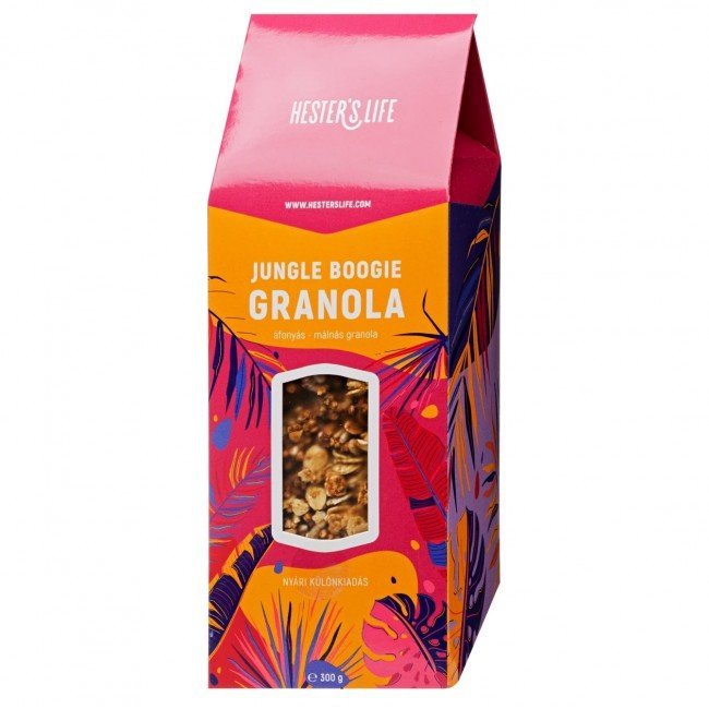 Hester s Granola Jungle Boogie áfonyás-málnás 300g