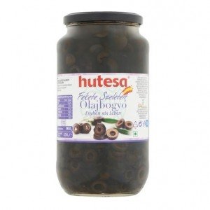 Hutesa fekete szeletelt olajbogyó 935ml