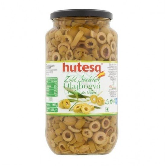 Hutesa zöld szeletelt olajbogyó 935ml