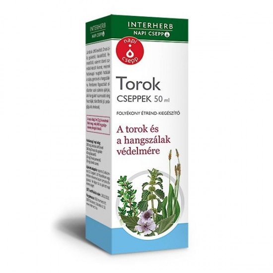 Interherb napi csepp torok 50ml