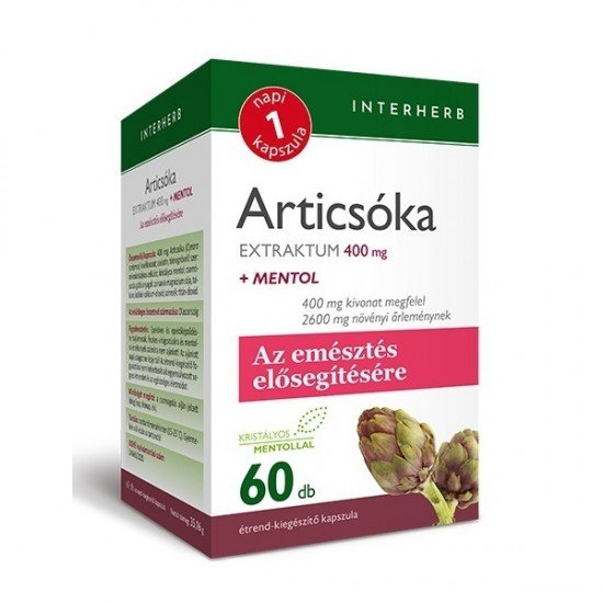 Interherb napi1 articsóka extraktum kapszula 60db