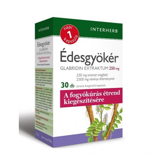 Interherb napi1 édesgyökér extraktum kapszula 30db