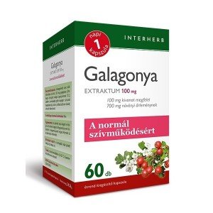 Interherb napi1 galagonya extraktum kapszula 60db Interherb napi1 galagonya extraktum kapszula 60db