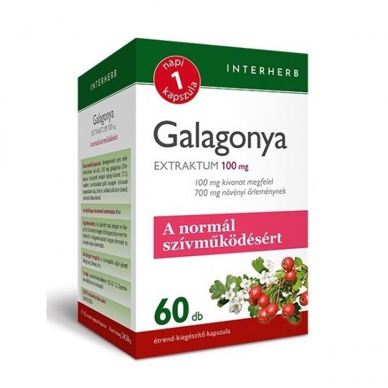 Interherb napi1 galagonya extraktum kapszula 60db